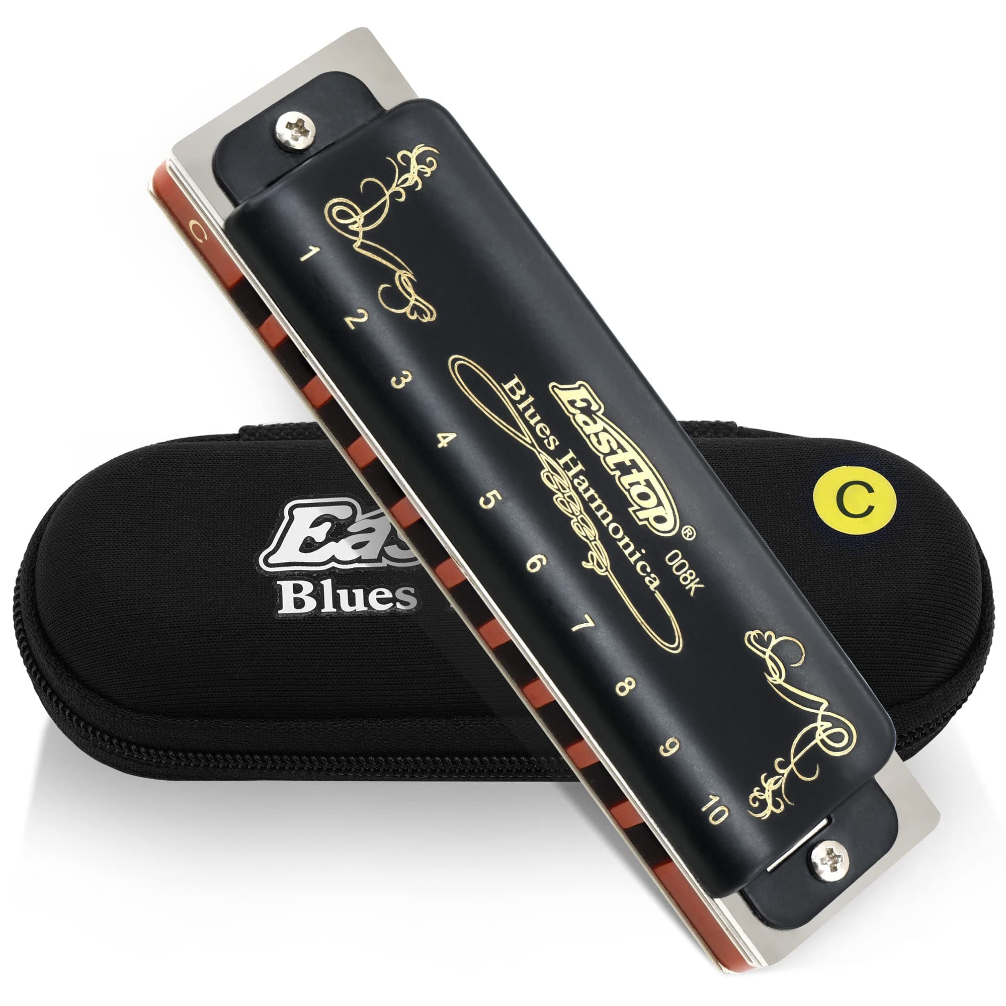 East Top Mundharmonika C Key Für T008K 10 Löcher Diatonic Blues Harmonica Für professionelle Spieler, Anfänger, Studenten, Erwachsene, Kinder, als Geschenk key of C Angebot bei HelloDeals