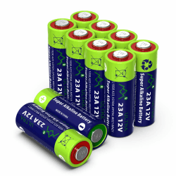 GutAlkaLi 10 Stück 23A 12V Batterie, A23S 12V Batterie, V23GA, MN21/23, L1028, A23 Alkaline Batterie -3 Jahre Lagerfähigkeit Angebot bei HelloDeals