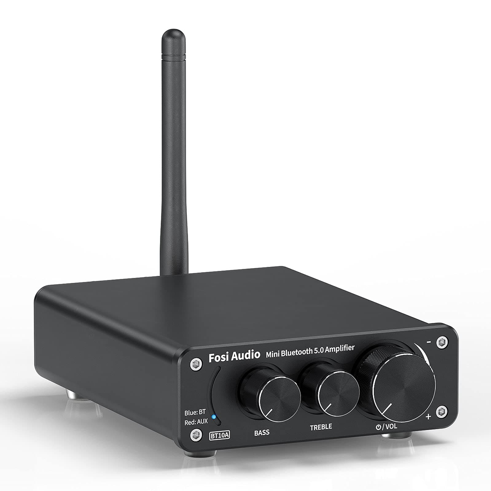 Fosi Audio BT10A Bluetooth 5.0 Stereo Audio Verstärker Empfänger 2 Kanal Klasse D Mini Hi-Fi Integrierter Verstärkter Geeignet für Lautsprecher zu Hause 50W x2 TPA3116 sc schwarz Angebot bei HelloDeals