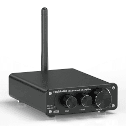 Fosi Audio BT10A Bluetooth 5.0 Stereo Audio Verstärker Empfänger 2 Kanal Klasse D Mini Hi-Fi Integrierter Verstärkter Geeignet für Lautsprecher zu Hause 50W x2 TPA3116 sc schwarz Angebot bei HelloDeals