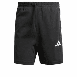 adidas Men's Essentials 3-Streifen Single Jersey 7-Inch Shorts L Black / White Angebot bei HelloDeals