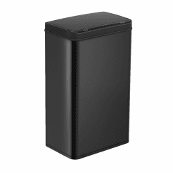 Ribelli Edelstahl Mülleimer 50 Liter - Abfalleimer mit Sensor - Automatisches Öffnen und Schließen - Küchenmülleimer mit LED-Funktionsanzeige, Schwarz Schwarz 50 Liter Angebot bei HelloDeals