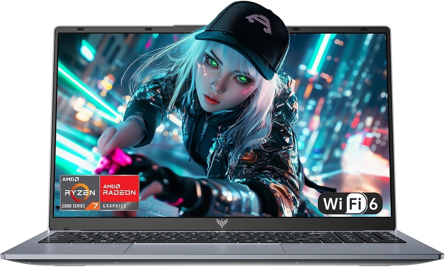 15,6 Zoll Gaming Laptop, Ryzen 7 5700U, 16 GB DDR4-RAM, 512GB M.2 SSD Laptop 2026, 1920 FHD Display, WiFi 6, Bluetooth 5.2, USB Typ C HDMI Angebot bei HelloDeals