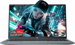 15,6 Zoll Gaming Laptop, Ryzen 7 5700U, 16 GB DDR4-RAM, 512GB M.2 SSD Laptop 2026, 1920 FHD Display, WiFi 6, Bluetooth 5.2, USB Typ C HDMI Angebot bei HelloDeals