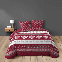 Douceur d'Intérieur Alpage Bettwäschegarnitur, 3-teilig (260 x 240 cm), 100 Prozent Baumwolle Angebot bei HelloDeals