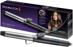 Remington Lockenstab [25mm] Pro Soft Curl Digital (4-facher Schutz, antistatische Keramik-Turmalin-Beschichtung) -LCD-Display 130-220°C, mit Klemme, weiche mittelgroße & natürliche Locken, CI6525 25mm Lockenstab Angebot bei HelloDeals