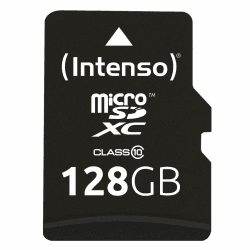 Intenso microSDXC 128GB Class 10 Speicherkarte inkl. SD-Adapter, schwarz 128 GB Angebot bei HelloDeals
