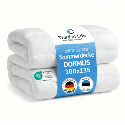 Third of Life Kinderbettdecke 100x135 Sommer, Ökotex 100, Leichte Sommerdecke 100 x 135 für den Sommer, Blanket Made in Europe, Atmungsaktive und dünne Steppdecke Sommerdecke Kindergröße: 100x135 cm Angebot bei HelloDeals