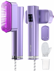 Sundu Dampfglätter, Steamer für Kleidung, 2-in-1 Reisebügeleisen Steam iron, 15s schnelles Aufheizen Mobiles Handbügeleisen, Travel Iron mit LED Display, 4 Bügelmodi,Lila Angebot bei HelloDeals