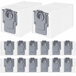14 Stück Staubbeutel für Roborock Q Revo/Saros 10/10R/S8 MaxV/QV 35A/Qrevo S5V/QV35S/Z70/Qrevo/S/Qrevo Pro/Plus/MaxV/Master/Curv/Edge/S5X/Qrevo Edge S5A/Qrevo Slim Roboter Staubsauger Zubehör Teile 14 Stück Qrevo Staubbeutel Angebot bei HelloDeals