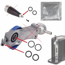 Snapworld-Kaffee Spar Set Dichtung O-Ringe für Philips Perfect Draft Bier-Zapfanlage Schankanlage, HD3600 HD3610 HD3620 HD3720 inklusive Wasserhahn-, Fass-, Zapf- & Griffdichtungen + 3 gr. Silikonfett 2 Count Set-45 + Fett Angebot bei HelloDeals