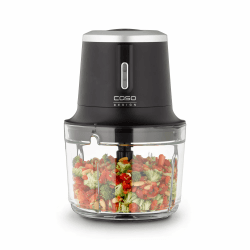 CASO Chop & Go – Multizerkleinerer für die Küche, Kabelloser Zerkleinerer elektrisch mit Akku 60min. Laufzeit, 1,0 L Glasbehälter, 2 Stufen bis 2.300 U/Min, USB-C Ladefunktion, Inkl. Spatel Angebot bei HelloDeals