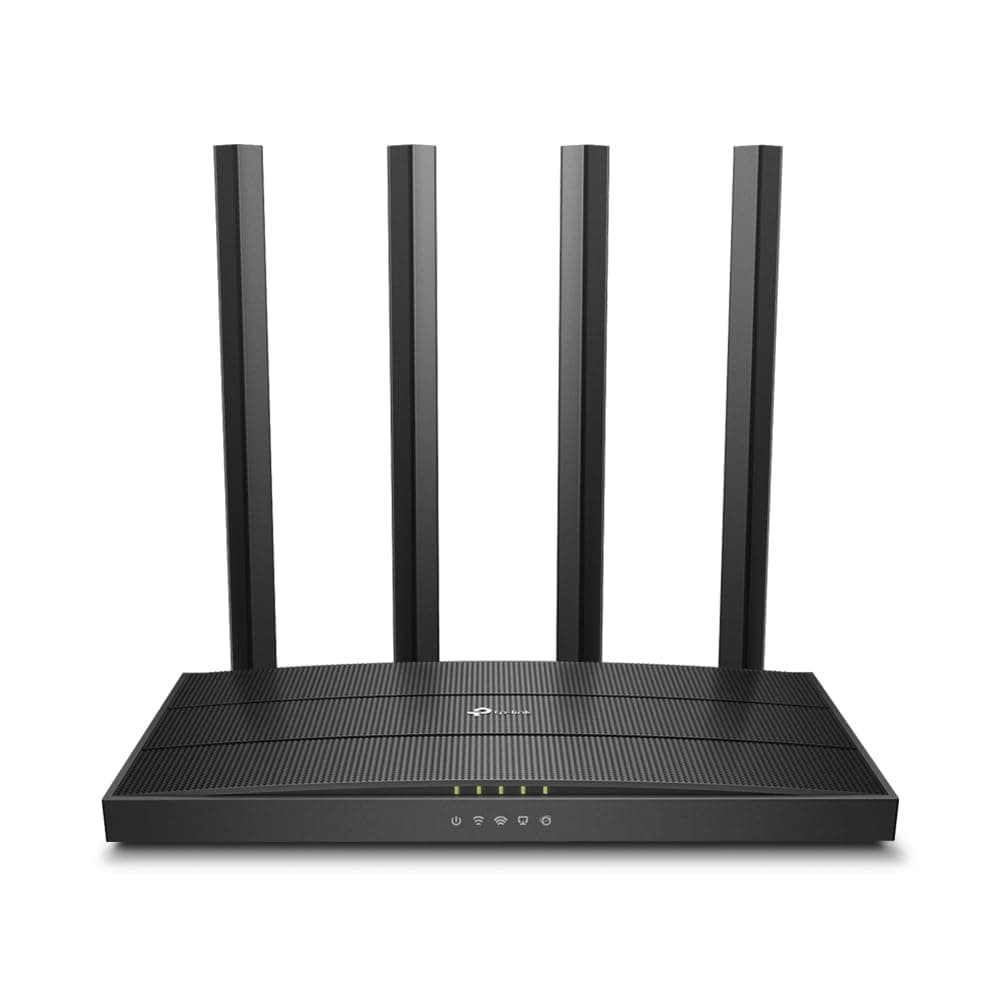 TP-Link Archer C6 Dualband Gigabit WLAN-Router (867Mbit/s 5GHz + 300Mbit/s 2,4GHz, 4 Gigabit LAN-Port, MU-MIMO, IPTV, Unterstützt Keine DSL-Funktion AC1200 Router Angebot bei HelloDeals