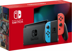 Nintendo Switch-Konsole Neon-Rot/Neon-Blau Angebot bei HelloDeals