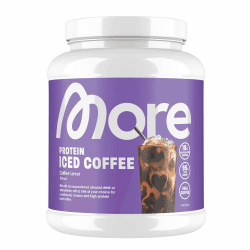 MORE Protein Iced Coffee, 500g, Coffee Lover, Eiskaffee mit wertvollen Proteinen, wenig Zucker und Fett - made in Germany Coffee Lover 500 g (1er Pack) Angebot bei HelloDeals