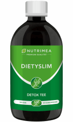 Detox Tee zum Abnehmen - DietySlim 100% Vegan | Natürlich Leber & Körper entgiften | 6 Wöchige Entgiftungskur | Entschlacken, Entwässern Grüner Tea - 500ml Angebot bei HelloDeals