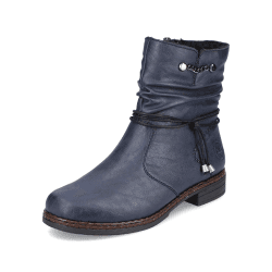 Rieker Damen Klassische Stiefeletten 75160, Frauen Stiefeletten 41 EU Blau 14 Angebot bei HelloDeals