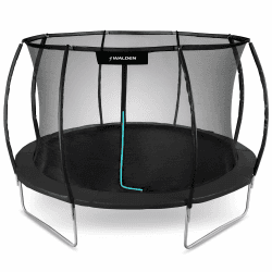 Trampolin Outdoor, Gartentrampolin Ø 244 cm 8 FT Zertifiziert Trampolin mit Sicherheitszaun und Gepolsterte Stangen für Kinder Indoor Outdoor Fitness, Belastbar bis 100kg Angebot bei HelloDeals
