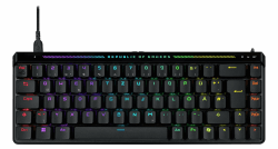 ASUS ROG Falchion Ace HFX analoge Gaming Tastatur (DE QWERTZ Layout, 65% Formfaktor, ROG HFX Magnetic Switches, Rapid Trigger Toggle, Speed Tap Mode, Touch-Panel, 8000 Hz, 2X Type-C-Anschlüsse) Kabelgebunden ROG Falchion Ace HFX Schwarz Angebot bei HelloDeals