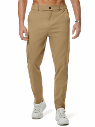 Elegancity Herren Chino Hose Casual Anzughose Baumwolle Hosen Herren Modern Stoffhose Stretch Business Arbeitshose Freizeithosen 1khaki L Angebot bei HelloDeals