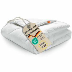 sleepling Winter Bettdecke 135x200 cm, Ultra warme Winterdecke, Winterbettdecke 135 x 200 cm, 100% feine Mikrofaser, Made in EU, Oeko-Tex 100, waschbar bis 60 Grad Angebot bei HelloDeals
