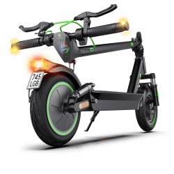 E Roller mit Straßenzulassung, Max 60KM Reichweite E Scooter mit Blinker, 10 Zoll Elektroroller mit Dämpfung und APP, Faltbarer Elektro Scooter bis 120KG, 500W Elektro Roller Erwachsene für Pendeln Angebot bei HelloDeals