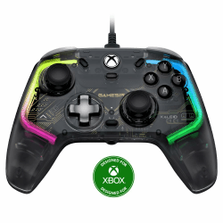 GameSir Kaleid Transparent Wired Gaming Controller für Xbox Series X|S, Xbox One & Windows 10/11, Plug-and-Play Gaming-Gamepad mit Hall Effect Joysticks & Triggers, 3,5-mm-Audioanschluss Angebot bei HelloDeals