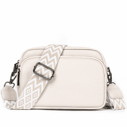 TANTOMI Umhängetasche Damen Klein, Crossbody Bag Damen Handytasche zum Umhängen, Moderne Handtasche Damen Klein mit Breitem Schultergurt, Damen Tasche Tägliches Arbeiten, Einkaufen,Reisen Perlweiss Angebot bei HelloDeals