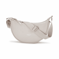 LARKSON Crossbody Bag Damen & Herren Beige - Solveig Small - Umhängetasche im Halbmond Style - Halbrunde Schultertasche - Moon Bag Design - Wasserabweisend Small (3 Liter) Sand Angebot bei HelloDeals