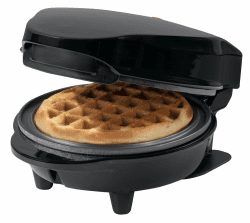 Bestron Mini-Waffeleisen für klassische Waffeln, kleiner Waffelmaker mit Antihaftbeschichtung, für Kindergeburtstage, Familienfeiern, Ostern oder Weihnachten, 550 Watt, Farbe: Schwarz Angebot bei HelloDeals