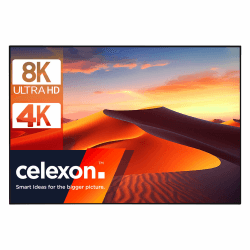 celexon HomeCinema Dynamic Slate ALR Hochkontrast-Rahmen-Leinwand 120" | 265x149cm 16:9 | langlebige, flache 8K-Full-HD Leinwand für satte Beamer-Projektionen Ihrer HDR-Inhalte | Frame zur Wandmontage 120" | 16:9 | 265x149 cm HomeCinema DynamicSlate | Sta Angebot bei HelloDeals