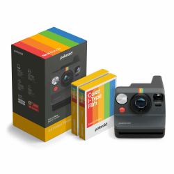 Polaroid - Now Gen 3 - Sofortbildkamera - Bundle Kamera + Farbfilm (16 Fotos) Schwarz (6560) Kamera + Filmpaket Schwarz Angebot bei HelloDeals