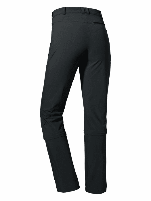 Schöffel Damen Pants Engadin1, strapazierfähige Damen Hose für Wanderungen, wasserabweisende Outdoor Hose mit sportlichem Schnitt 42 9990 Black Angebot bei HelloDeals