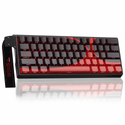 AULA WIN60HE MAX Mechanische Gaming Tastatur mit Kabel,Hall Effect Magnetic Switches,0.01mm Rapid Trigger,Einstellbare Betätigung,8000HZ,60% RGB Tastatur für PC/Mac (Rot) Wing Chun-Magnetschalter Rot Angebot bei HelloDeals