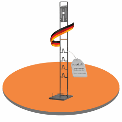 PureMounts Staubsauger Ständer Halterung universal kompatibel mit Dyson V15, V12, V11, V10, V8, V7, Bodenständer, Zubehör Halter, Schwarz Angebot bei HelloDeals