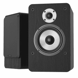 LONPOO Passive Regal-Lautsprecher Paar, 100W RMS HiFi Lautsprechers 2-Wege mit 4-Zoll-Aluminiumkonus-Tieftöner und 1-Zoll Seiden-Hochtonkalotte, 4-8 Ohm (LP-42MX) Paar passive Lautsprecher Angebot bei HelloDeals