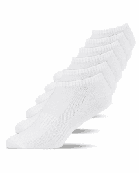 Snocks Sneaker Socken Herren & Damen 6er Set Gr. 35-50 Kurze Socken Baumwolle 35-38 6x Weiß Angebot bei HelloDeals
