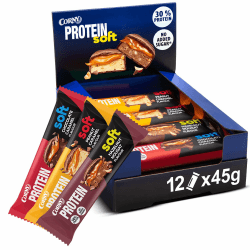Corny | Protein Soft 12er Mix Pack | 30% Eiweiß | Probier Mischkarton Proteinriegel 12x45g Mixbox 12er Mixbox Soft Angebot bei HelloDeals