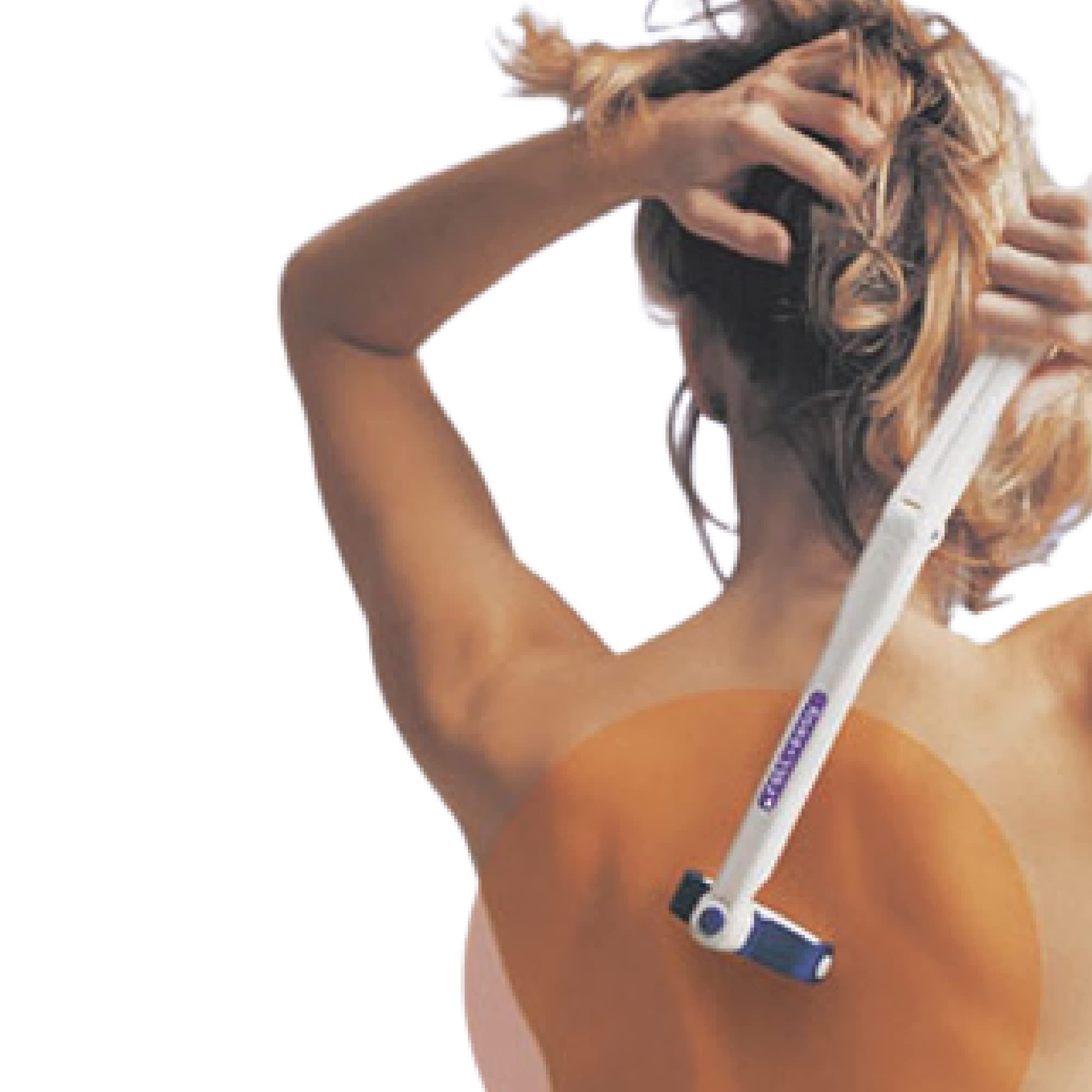 ABLEWARE Creme-Applikator Roll Easy Lotion Applicator mit 3 Applikatoren, ausziehbarem Griff (21-38 cm) und ergonomischem Design, enthält transparenten Aufbewahrungsbeutel Angebot bei HelloDeals