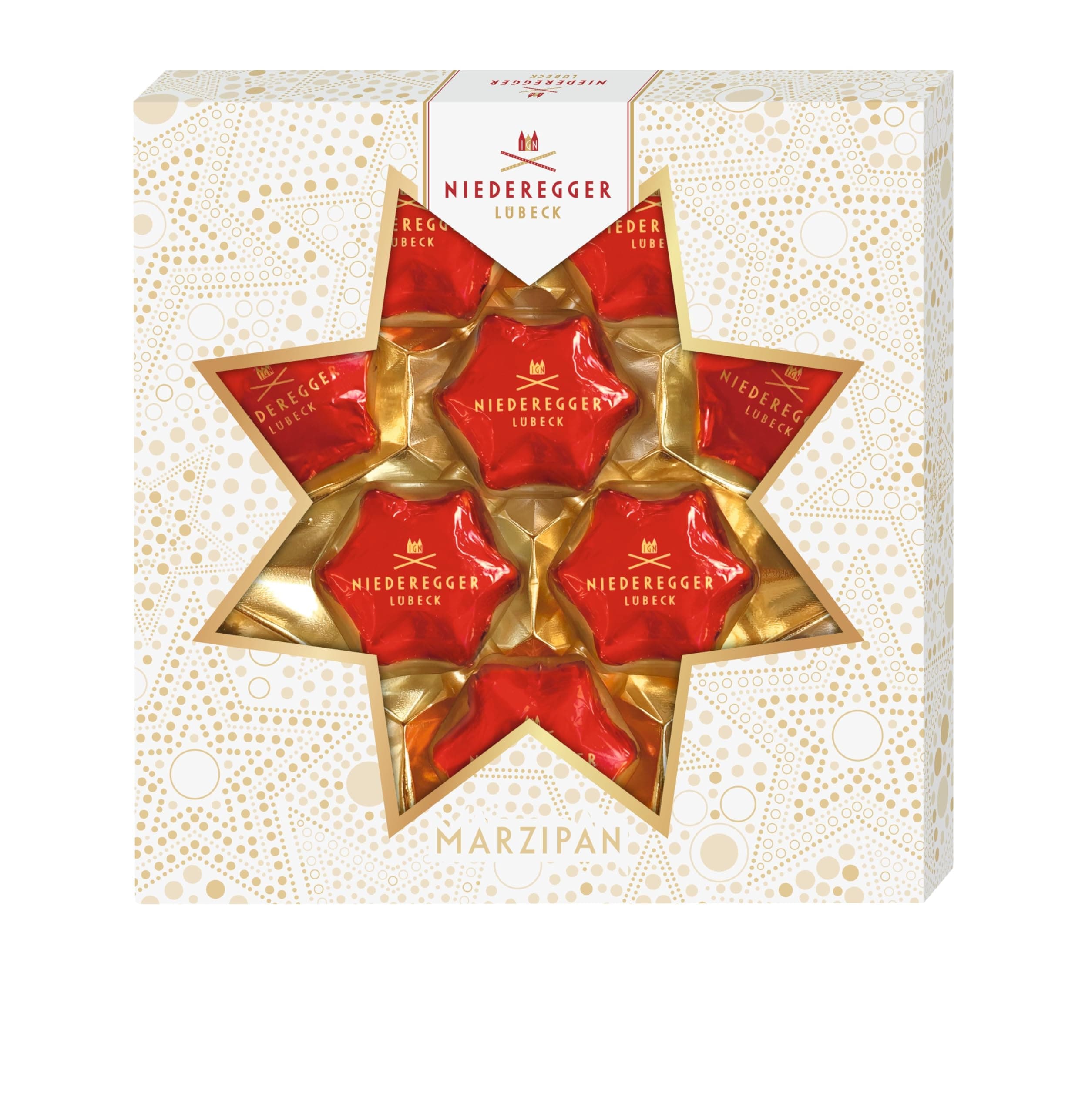 Niederegger Marzipan Weihnachtssterne 125g Angebot bei HelloDeals