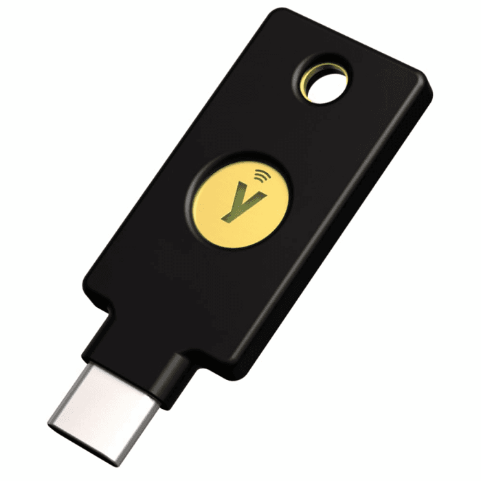 Yubico – YubiKey 5C NFC – Sicherheitsschlüssel für Zwei-Faktor-Authentifizierung (2FA), Verbindung über USB-C oder NFC, FIDO-Zertifiziert – Schützen Sie Ihre Onlinekonten Standard USB-C NFC Angebot bei HelloDeals