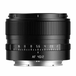 TTARTISAN AF 40 mm F2 Kameraobjektiv, Vollbild, Autofokus, leichtes Walk-around-Objektiv (für L) Angebot bei HelloDeals