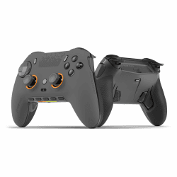Scuf ENVISION PRO V2 (2025) Kabelloser Gaming-Controller nur für den PC – Anti-Drift-Daumenstifte – Fünf Wiederverwendbare G-Tasten – Wiederverwendbare Back-Paddles – Sofortauslöser – Stahlgrau Angebot bei HelloDeals