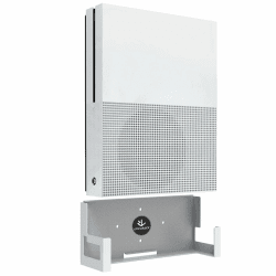 Monzlteck Wandhalterung für Xbox One S, vertikales Aufhängen an der Wand mit Power-Botton Links/rechts, Wandregalhalterung für Xbox 1S Angebot bei HelloDeals