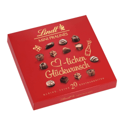 Lindt Schokolade - Mini Geburtstag Pralinés | 12 x 100 g | Pralinen-Schachtel mit je 20 Pralinen in 9 köstlichen Sorten | Pralinengeschenk | Schokoladengeschenk Angebot bei HelloDeals