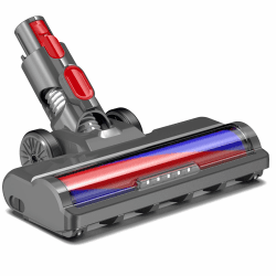 Bürste mit Softwalze für Dyson V7 V8 V10 V11 V15 Bodendüse Ersatzteil Softroller Ersatzbürste Frontlichter für Hartböden wie Parkett Holzböden Laminat Fliesen Angebot bei HelloDeals