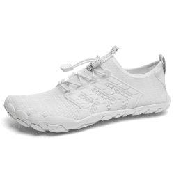 IceUnicorn Barfuss Schuhe Damen Walkingschuhe Barfußschuhe Herren Anfänger Bequeme Atmungsaktiv Gesunde 38 EU 15 Weiß Angebot bei HelloDeals