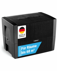 Venta Luftbefeuchter LW45 Classic Original, bis 68 m², sehr leise 20 dB(A), energieeffizient 2 Watt, großer 10 l-Tank, hygienische Kaltverdunstung ohne Filter Schwarz bis 68 qm Single Angebot bei HelloDeals