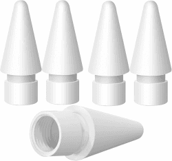 Ersatzspitzen für Apple Pencil 1./2. Generation, Tib für Apple Pencil, Feder für Apple Pen 2. Generation, Ipencil-Spitzen, Bleistiftzubehör für iPad Pro Pencil 2/1. Generation (5er-Pack) Angebot bei HelloDeals