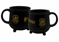 Tasse HP Hogwarts Wappen Kesseldesign 560ml | Harry Potter | Kaffee | Tee | Kakao| Becher | Keramiktasse | Keramikbecher | Geschenk | Geburtstag | Weihnachten | Kessel | Goldeffekt | Keramik Angebot bei HelloDeals